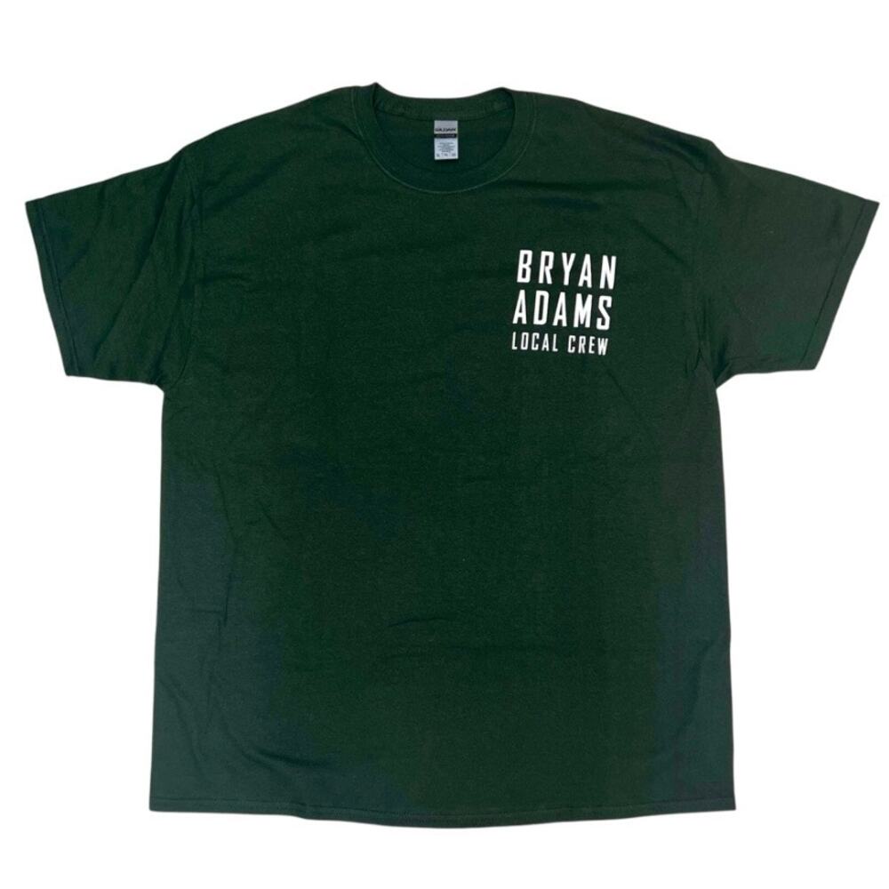 RARE Bryan Adams Concert Graphic T-Shirt Unisex Size XL Local Crew